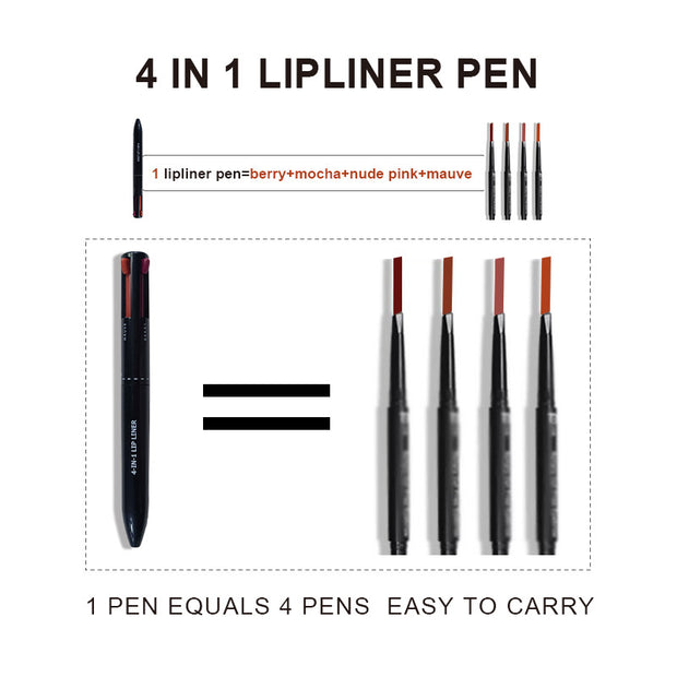 4 In 1 Lipliner Pencil - Mohas luxury 
