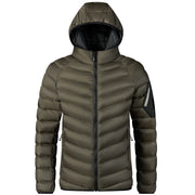 Padded Thickened Coat Hooded Cotton Jacket Men - Mohas luxury 